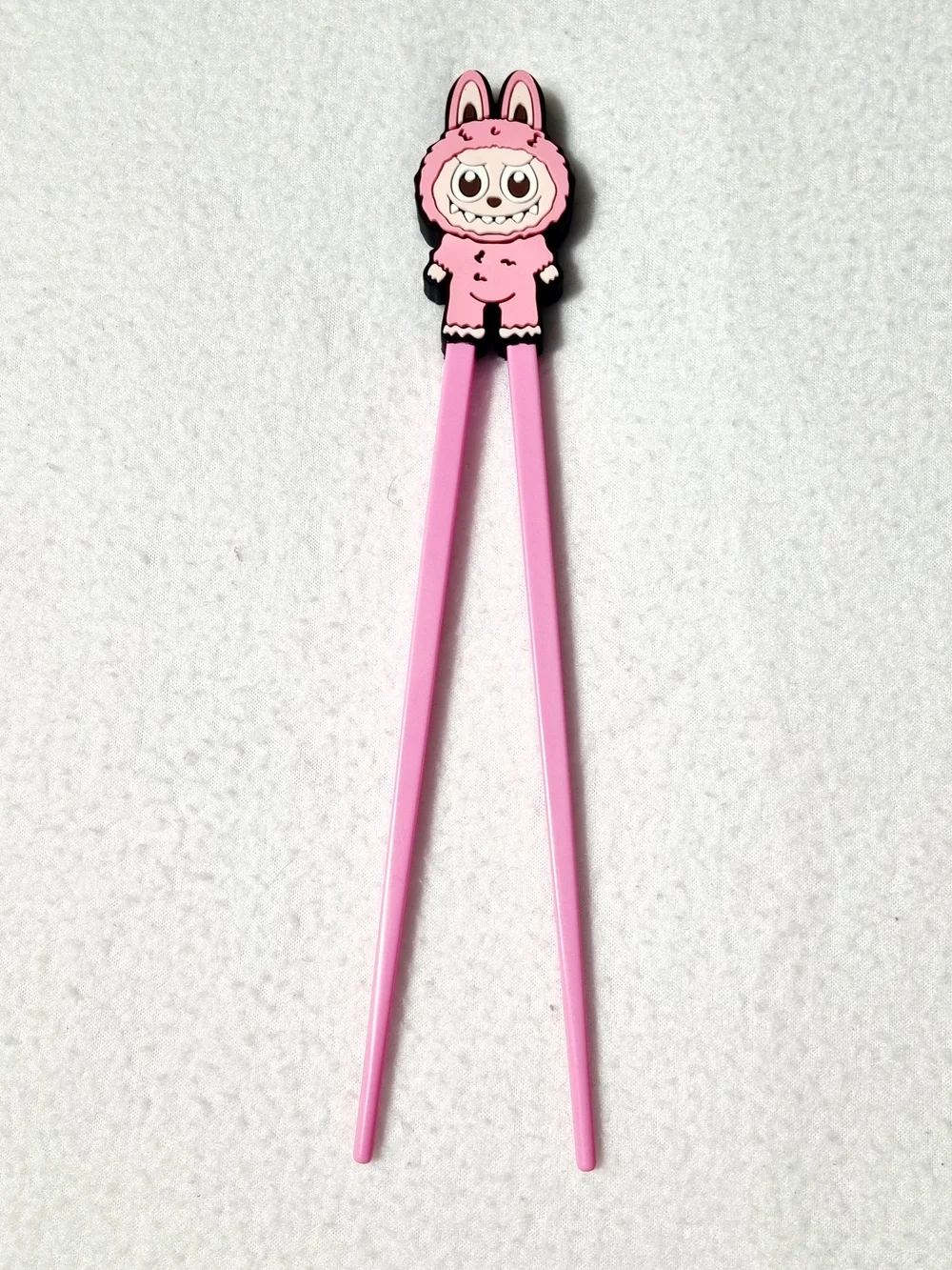Cute Labubu children’s kids learning chopsticks